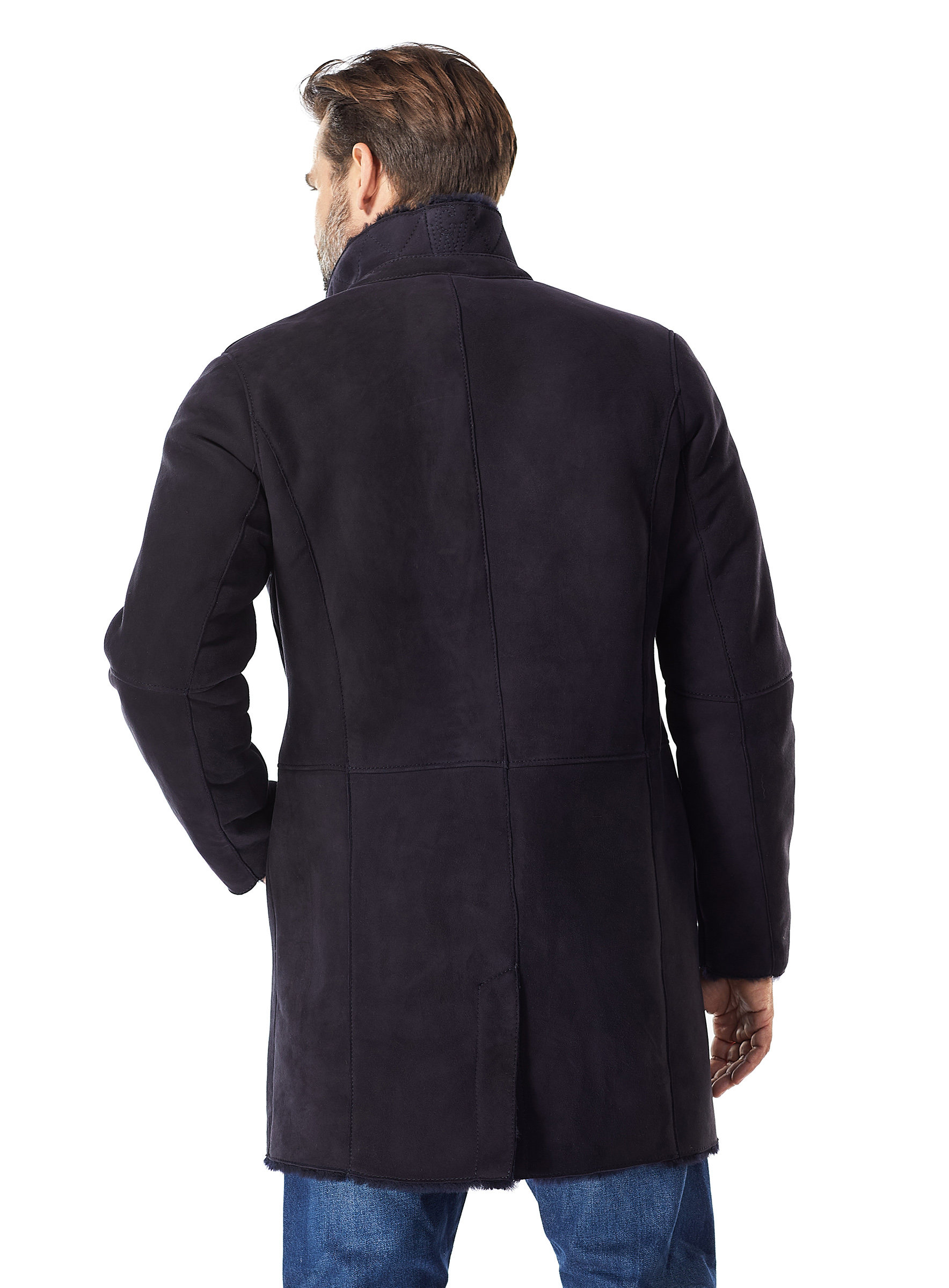 Short Shearling Coat for Men by Werner Christ