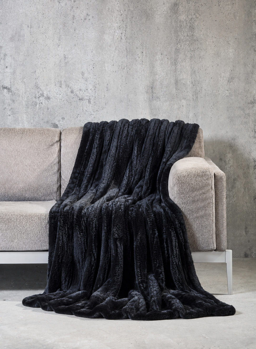 Standard Rex Kaninchendecke schwarz
