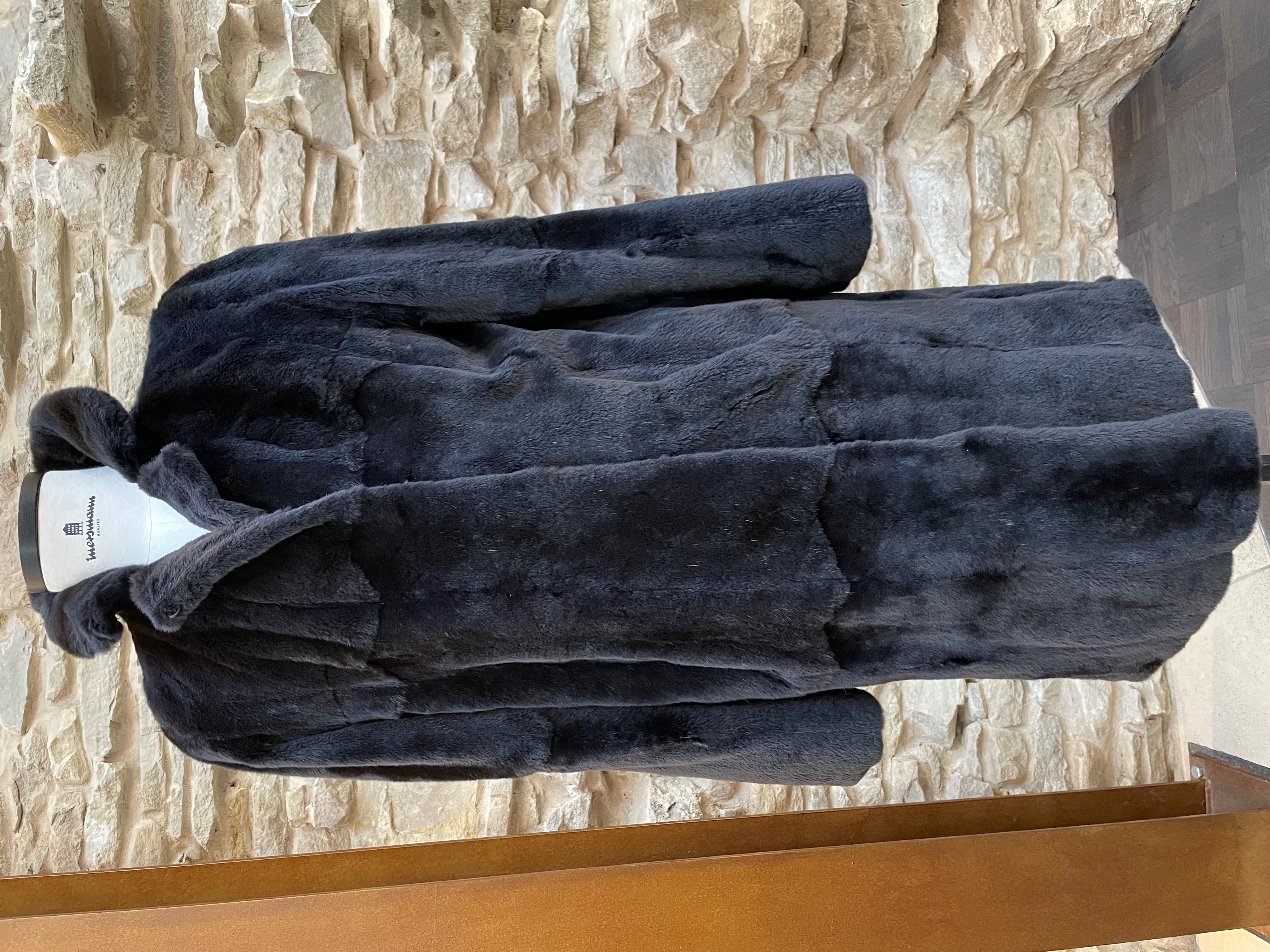 Umarbeitung eines Samtwiesel Mantels in einen Herren Kurzmantel