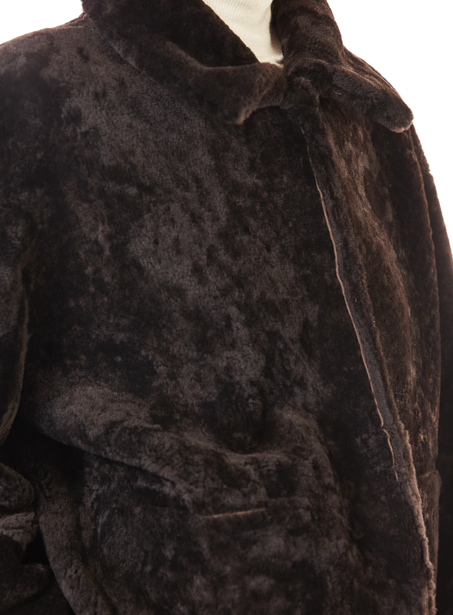 Lammfell Wendejacke dunkelbraun von Werner Christ