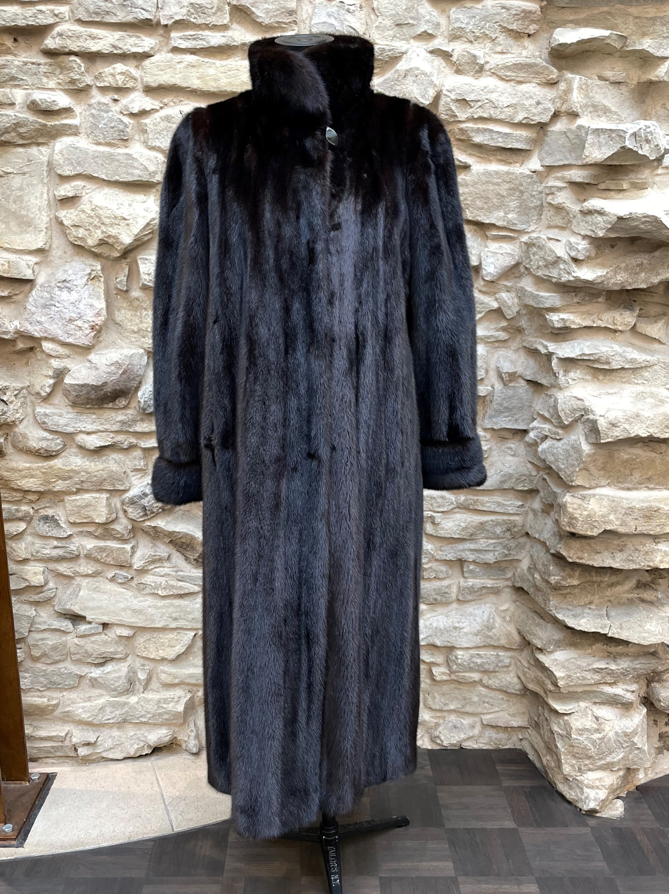 Baumwollparka mit Samtnerz