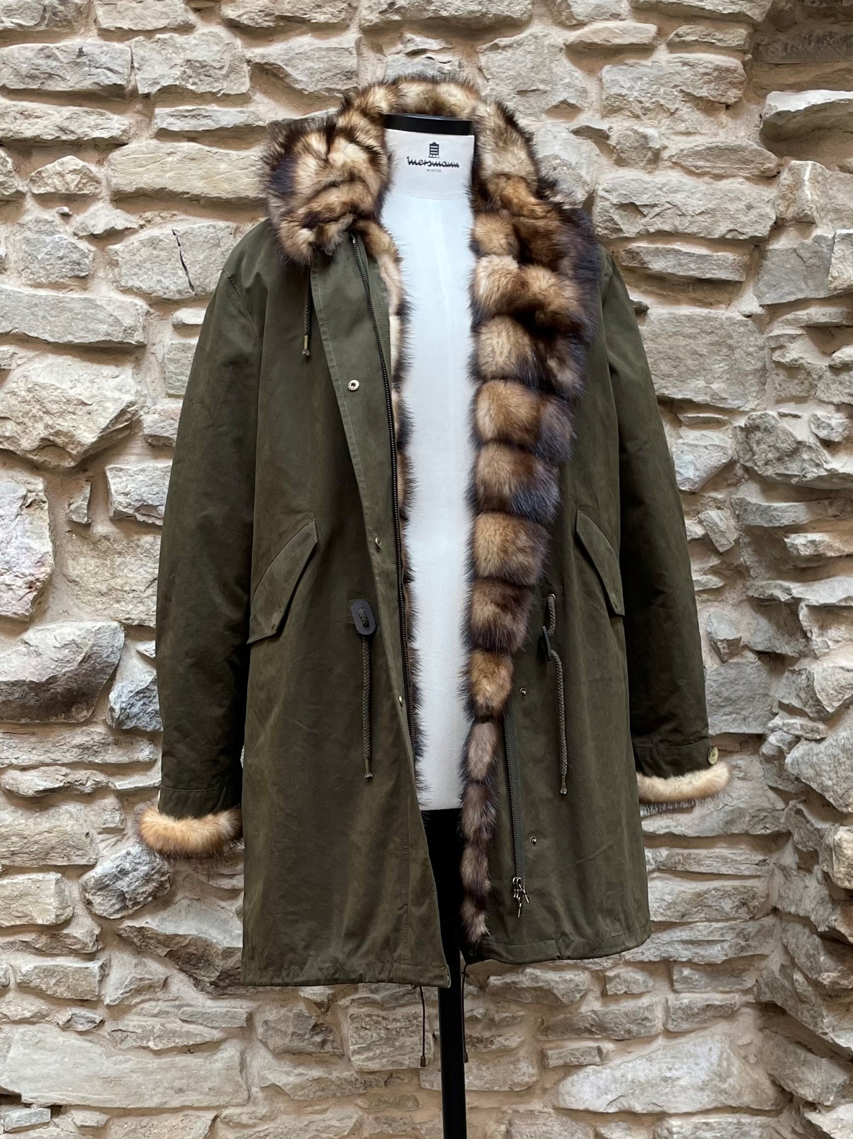 Umarbeitung zum Parka mit Iltis gefüttert