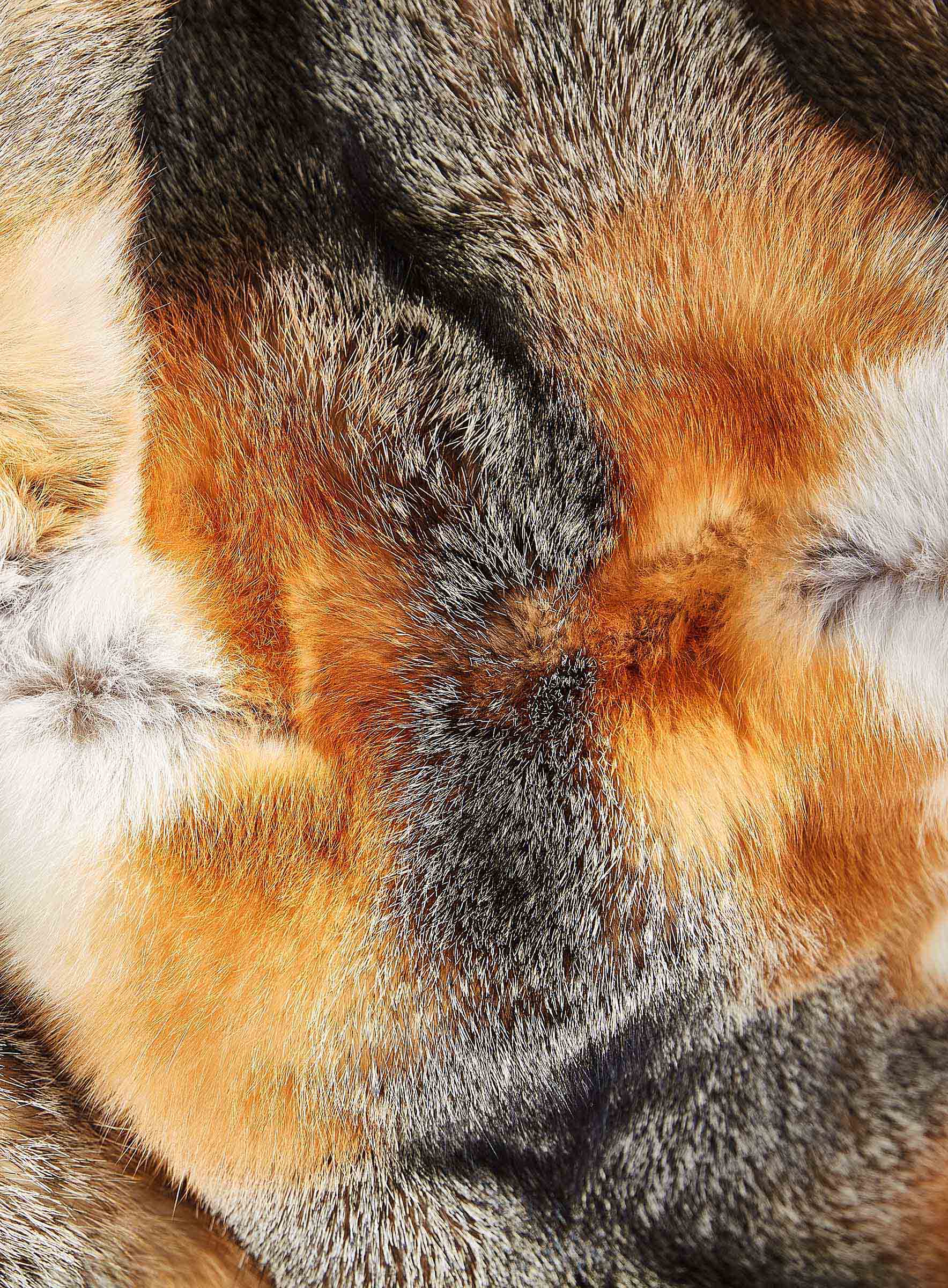 Amerikanische Grisfuchs Decke in Naturfarbe