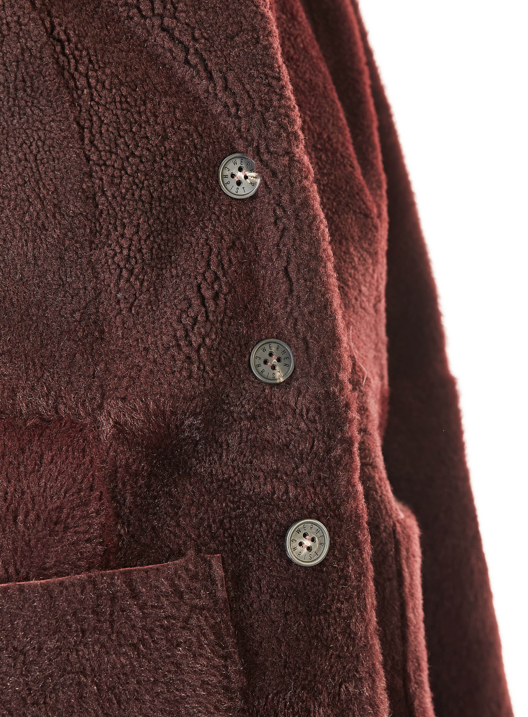 Lammfell Wendejacke bordeaux Werner Christ
