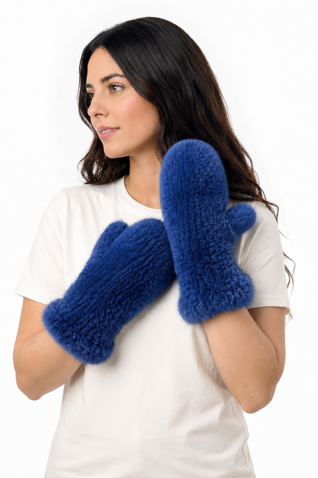 Stylische Handschuhe aus feinsten Nerzfellen electra
