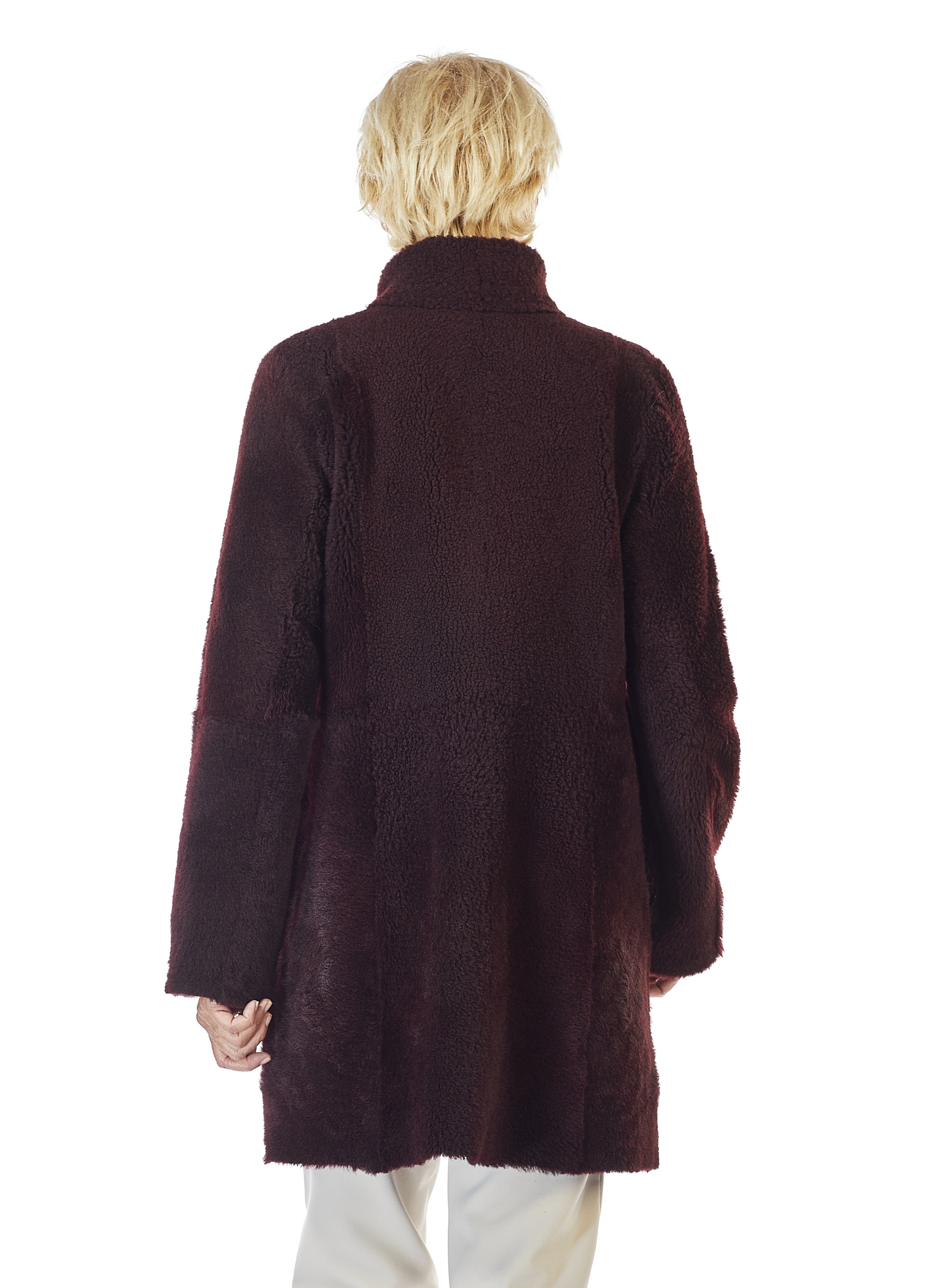 Lammfell Wendejacke bordeaux Werner Christ