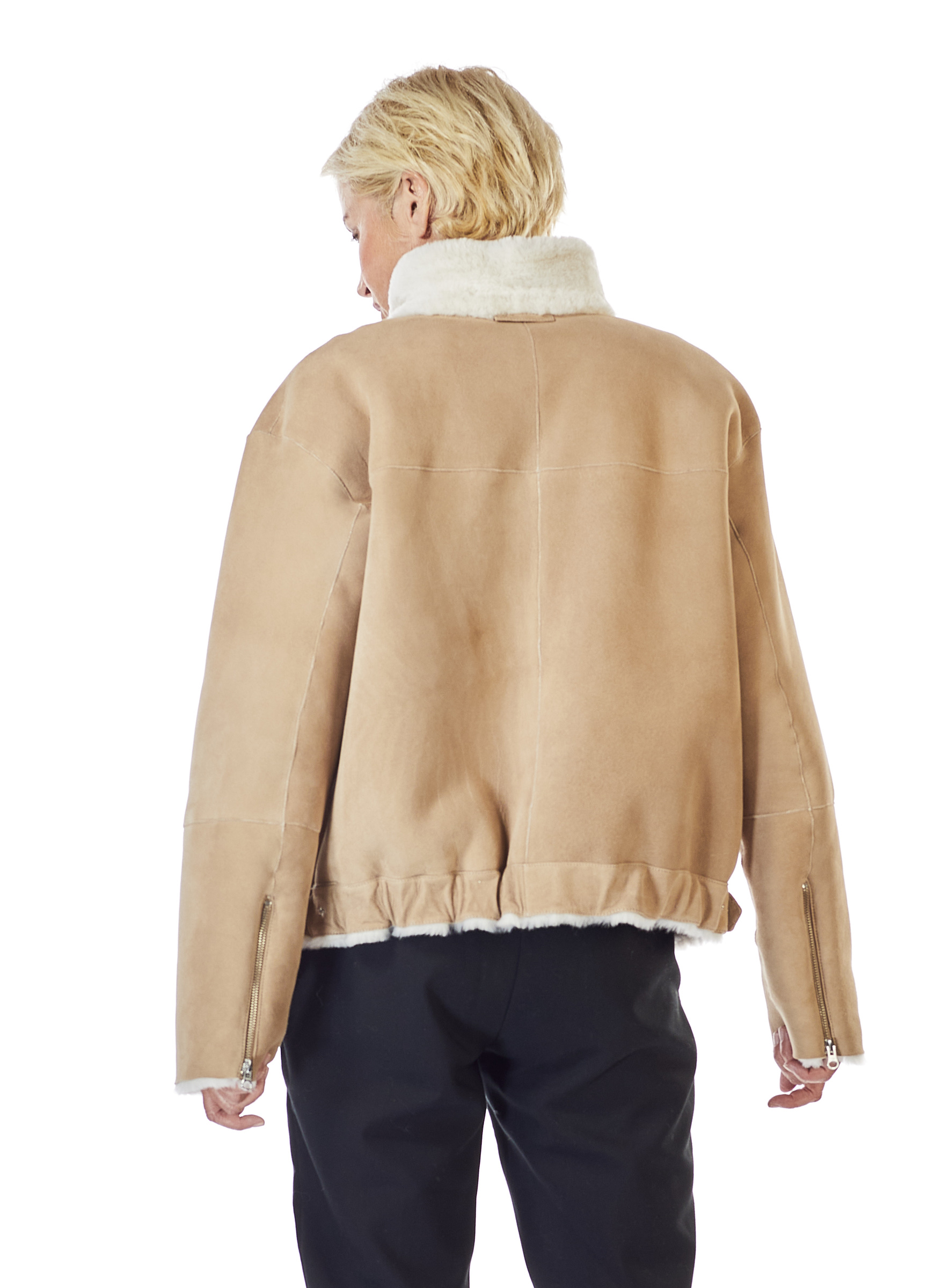 Sportliche Kurzjacke aus Lammfell