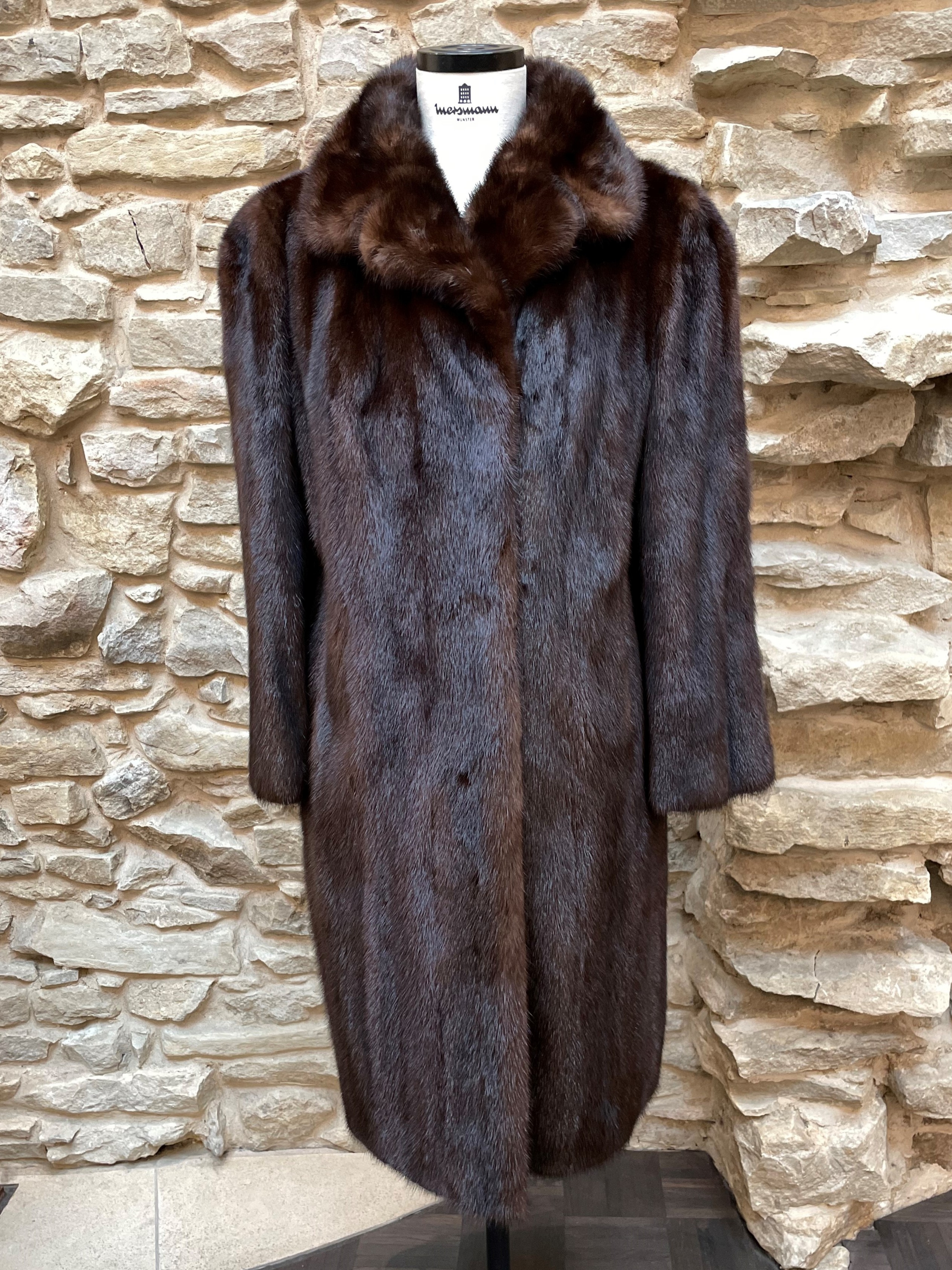 Baumwollparka mit Samtnerz