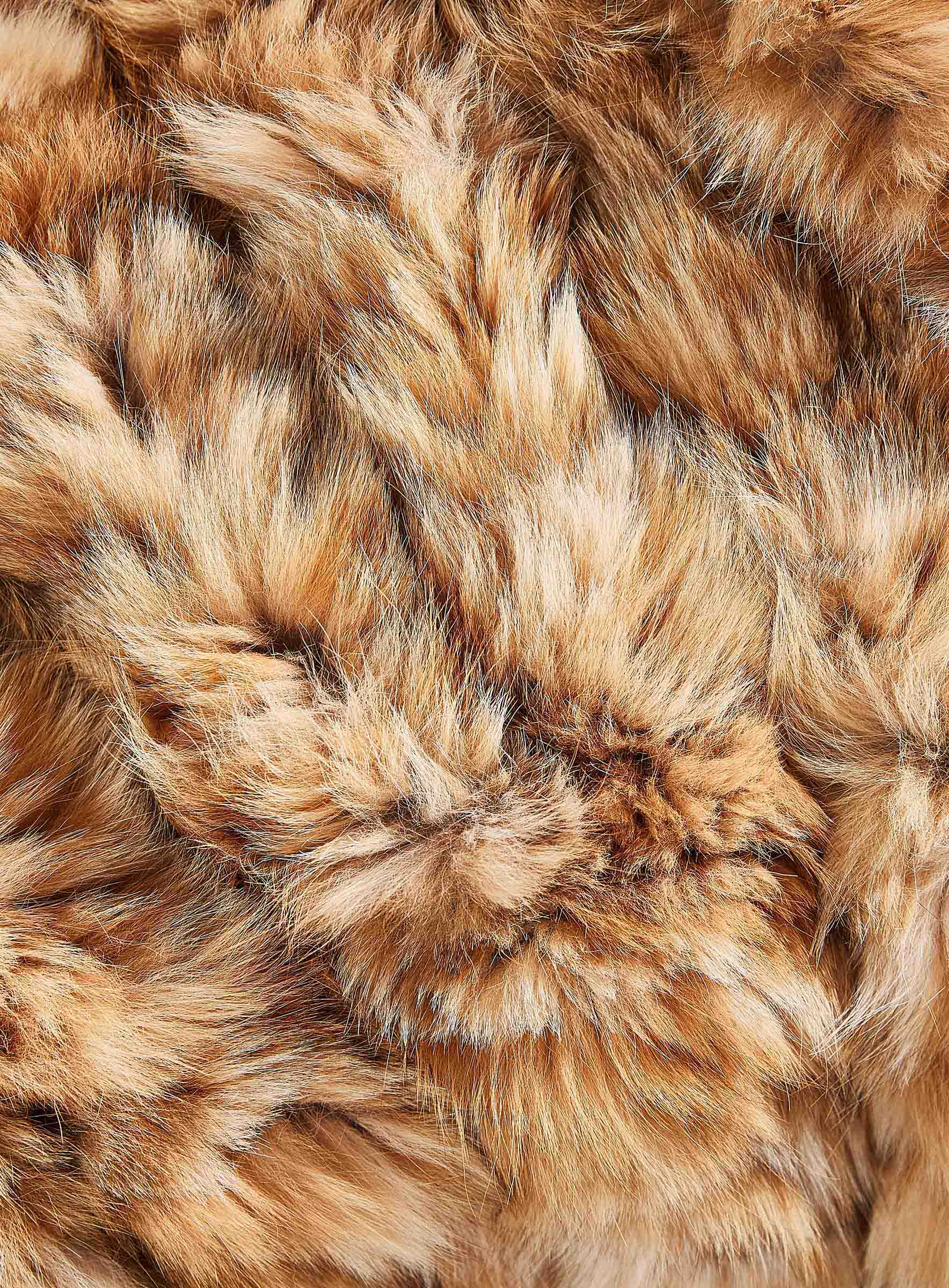 Luchskatzen Rücken Patchwork Decke mit Cashmere
