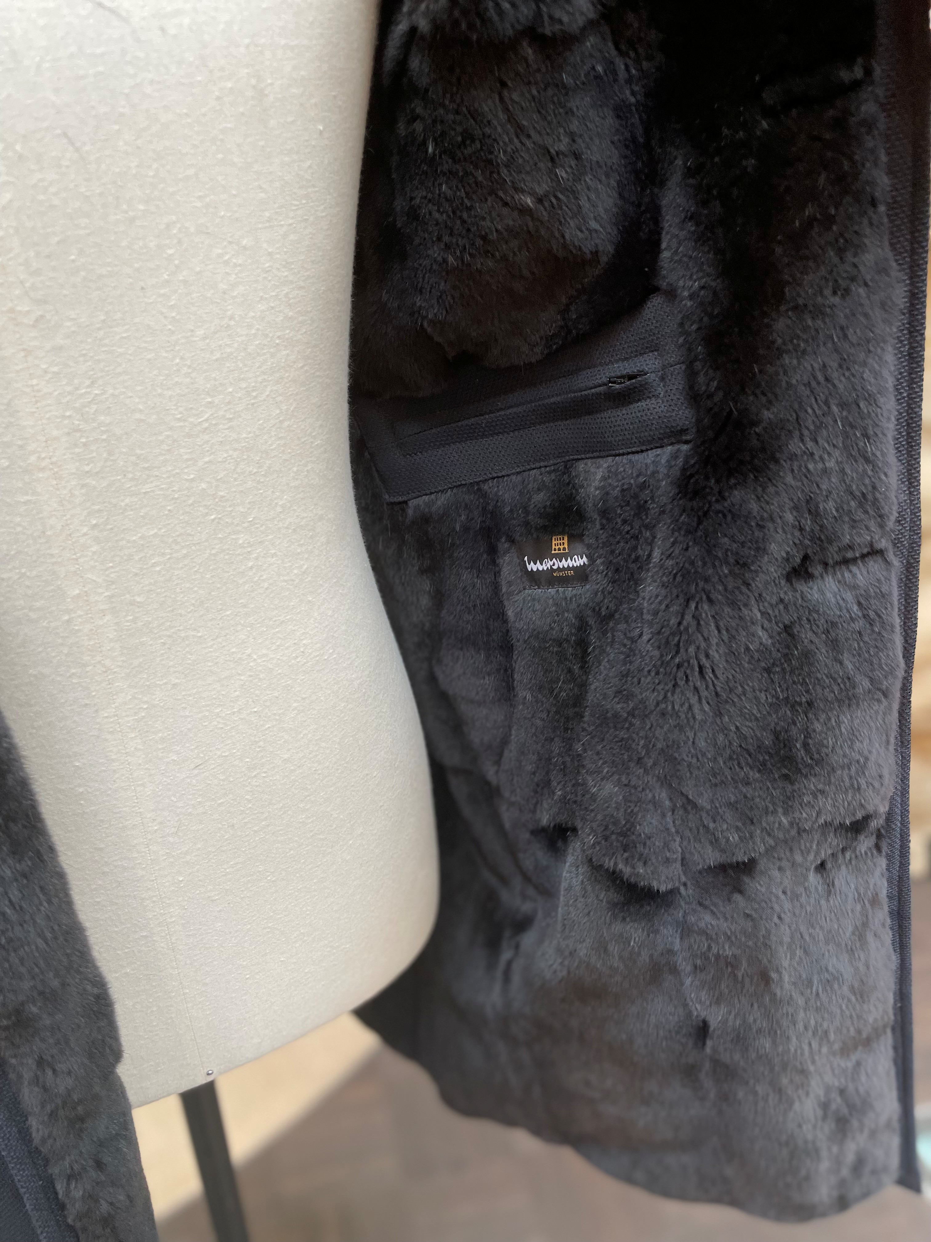 Umarbeitung eines Samtwiesel Mantels in einen Herren Kurzmantel
