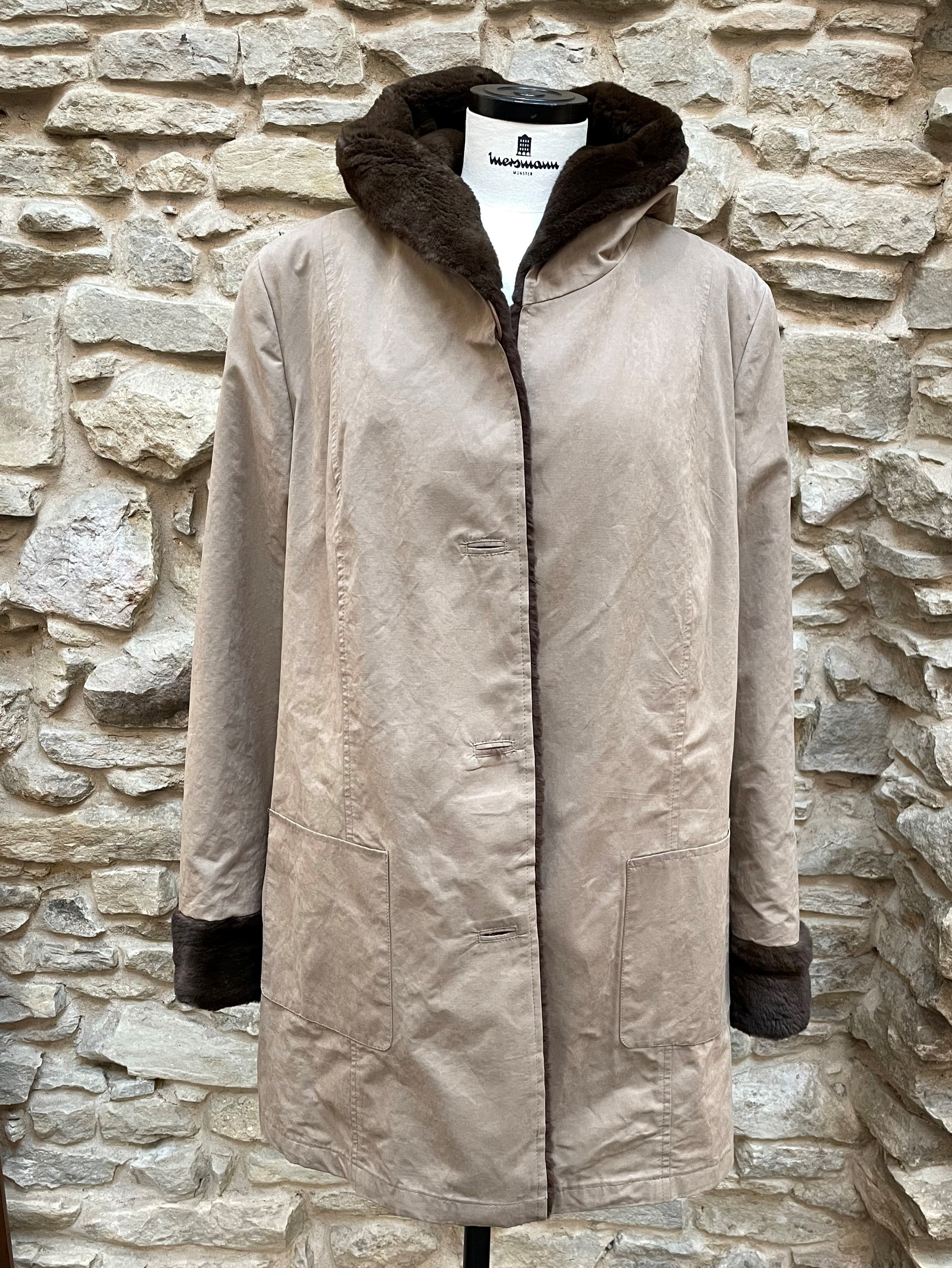 Baumwollparka mit Darknerz