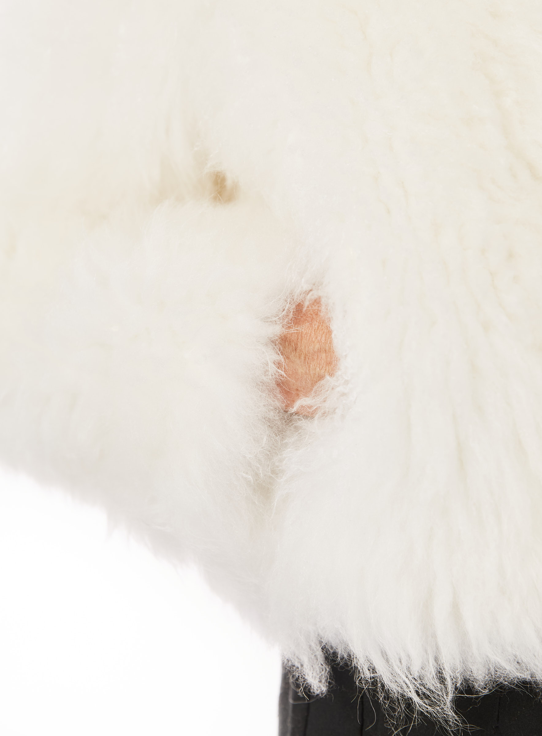 Flauschig leichte Jacke aus Cashmere-Ziegenfell